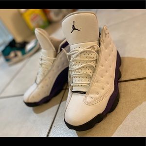 Jordan’s white and purple CLEAN